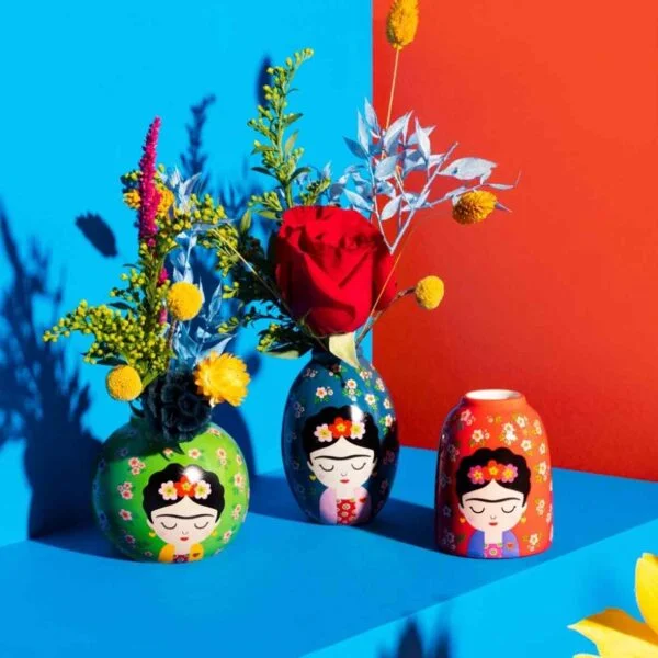Vases Frieda Kahlo – lot de 3 – Image 2
